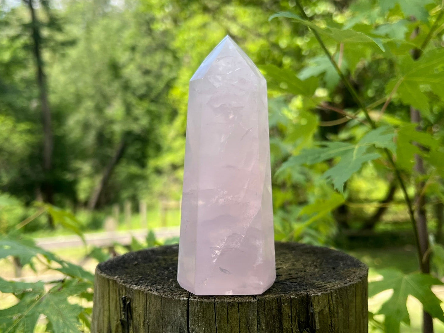 Rose Quartz Tower ~ Large