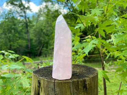 Rose Quartz Tower ~ Large