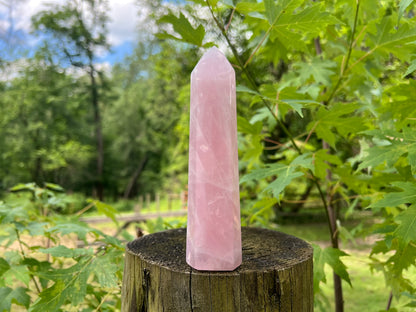 Rose Quartz Tower ~ Large