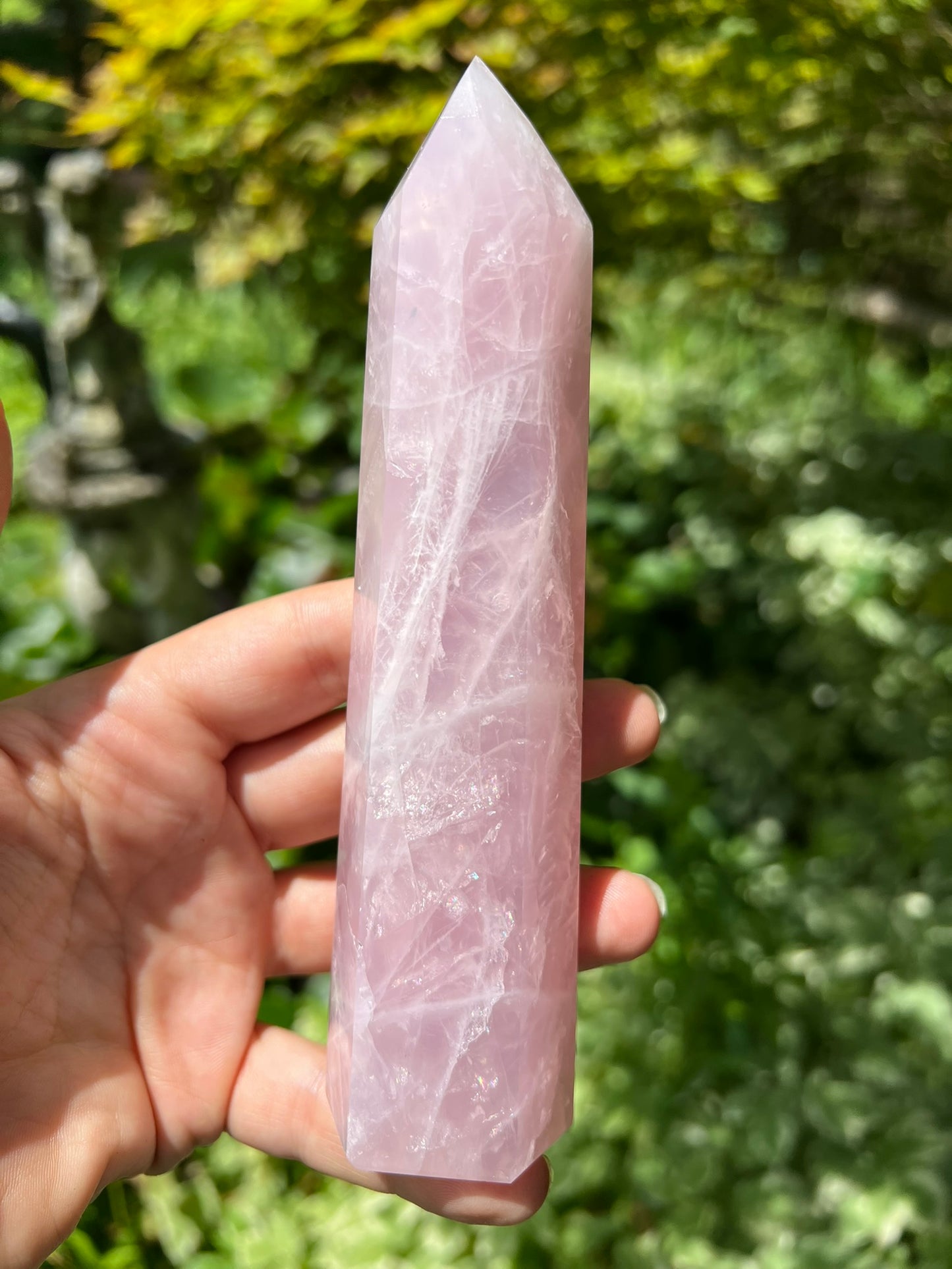 Rose Quartz Tower ~ Large