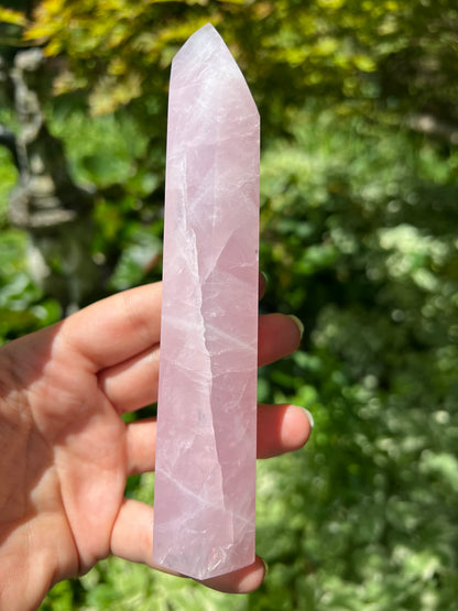 Rose Quartz Tower ~ Large