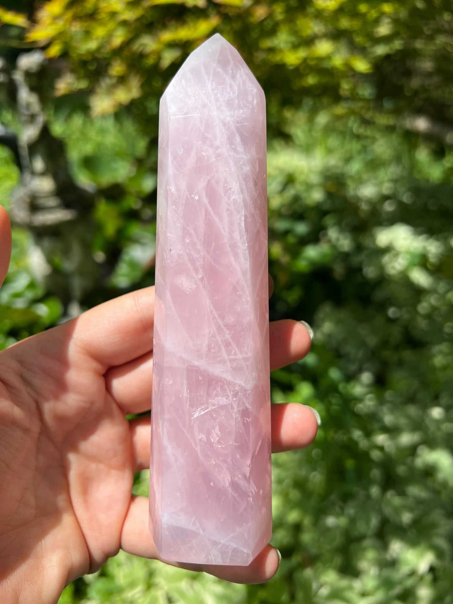 Rose Quartz Tower ~ Large