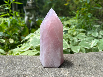 Rose Quartz Tower ~ Large