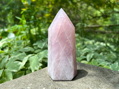 Rose Quartz Tower ~ Large