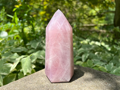 Rose Quartz Tower ~ Large