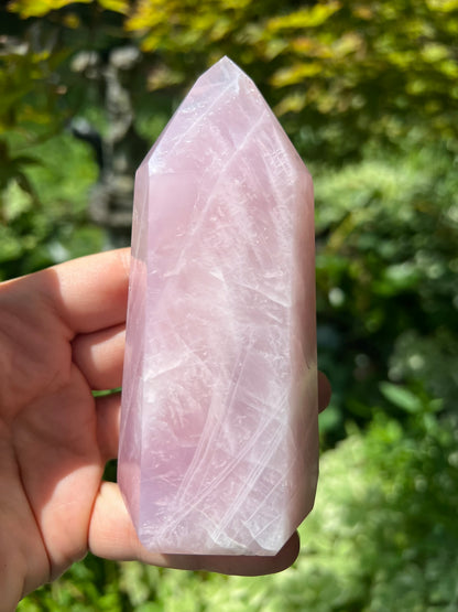 Rose Quartz Tower ~ Large
