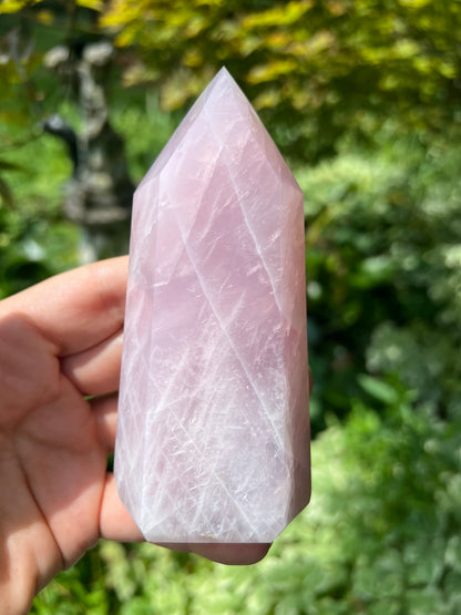 Rose Quartz Tower ~ Large