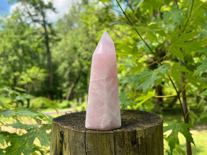 Rose Quartz Tower ~ Large
