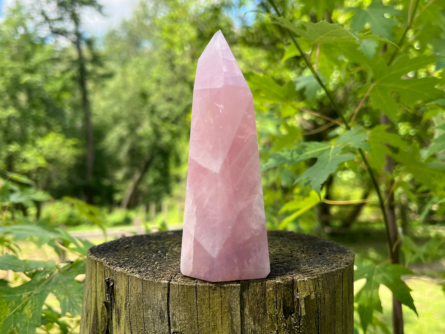 Rose Quartz Tower ~ Large