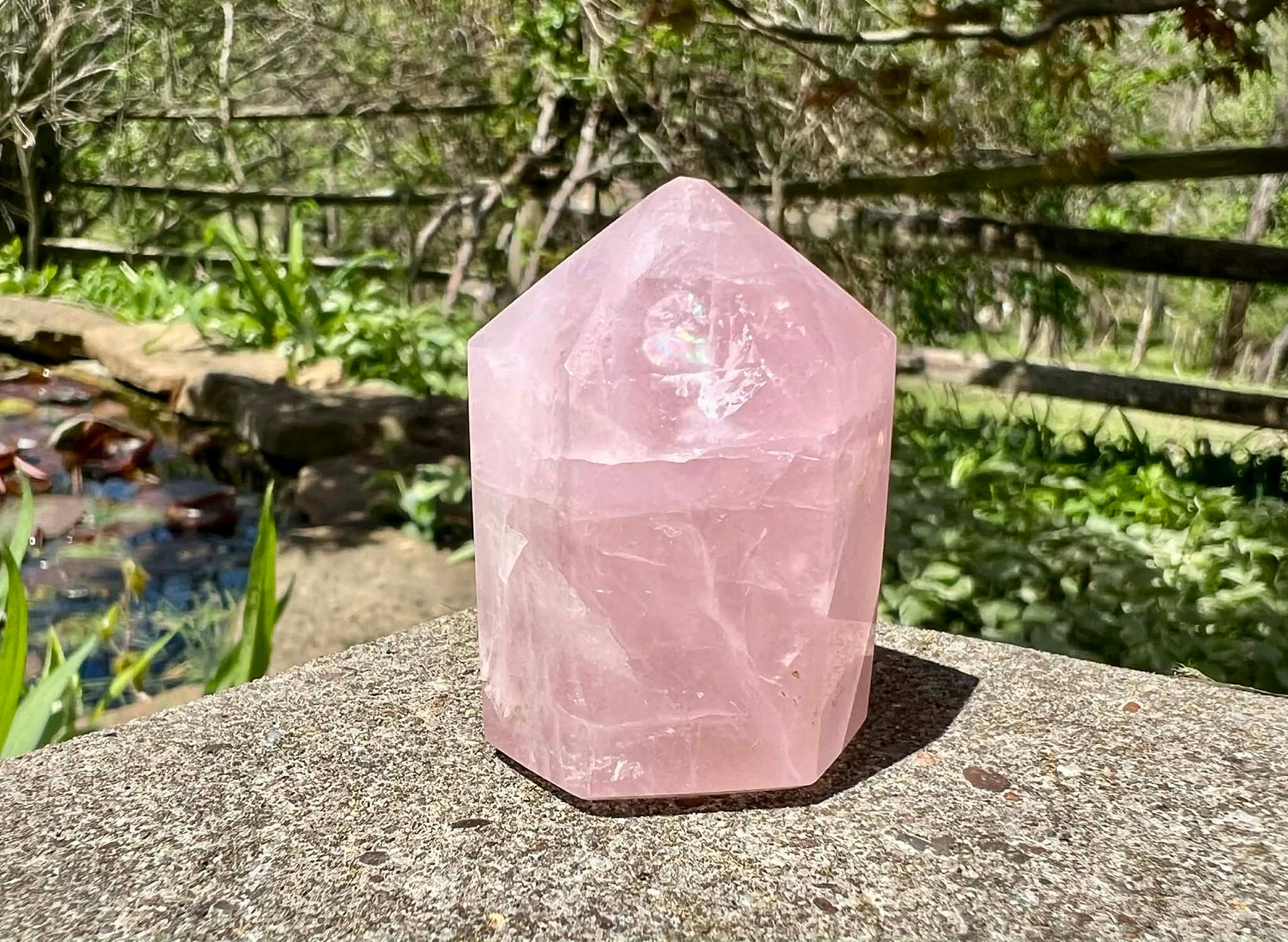 Rose Quartz Towers ~ Small ~ Medium - Gem Realm 