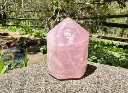 Rose Quartz Towers ~ Small ~ Medium - Gem Realm 