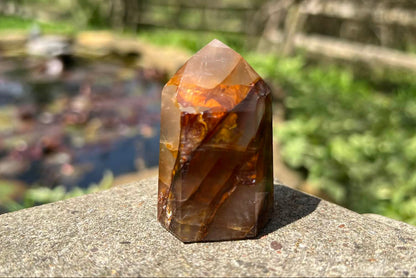 Hematoid Quartz Tower - Gem Realm 
