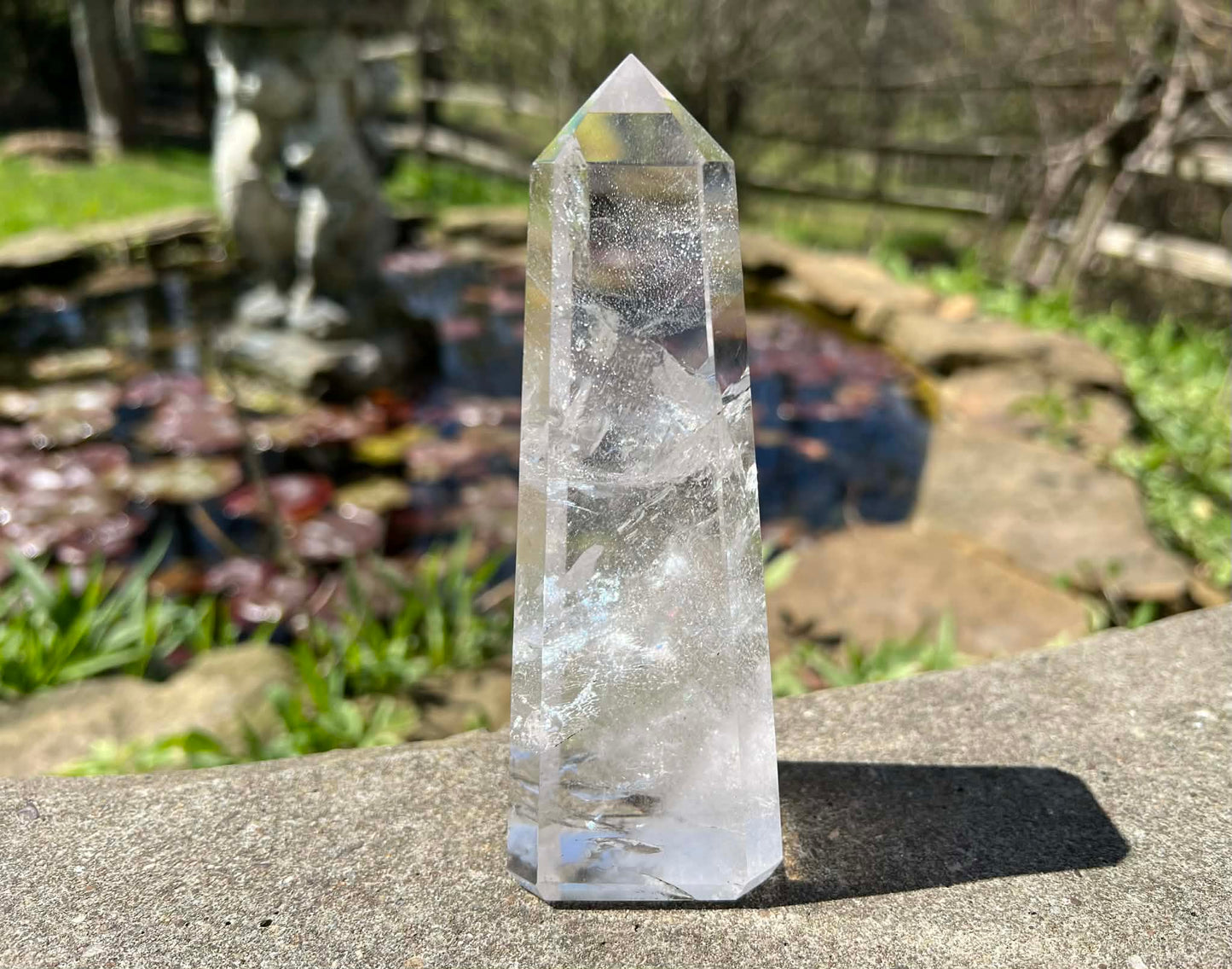 Quartz Crystal Tower ~ Large Obelisk - Gem Realm 
