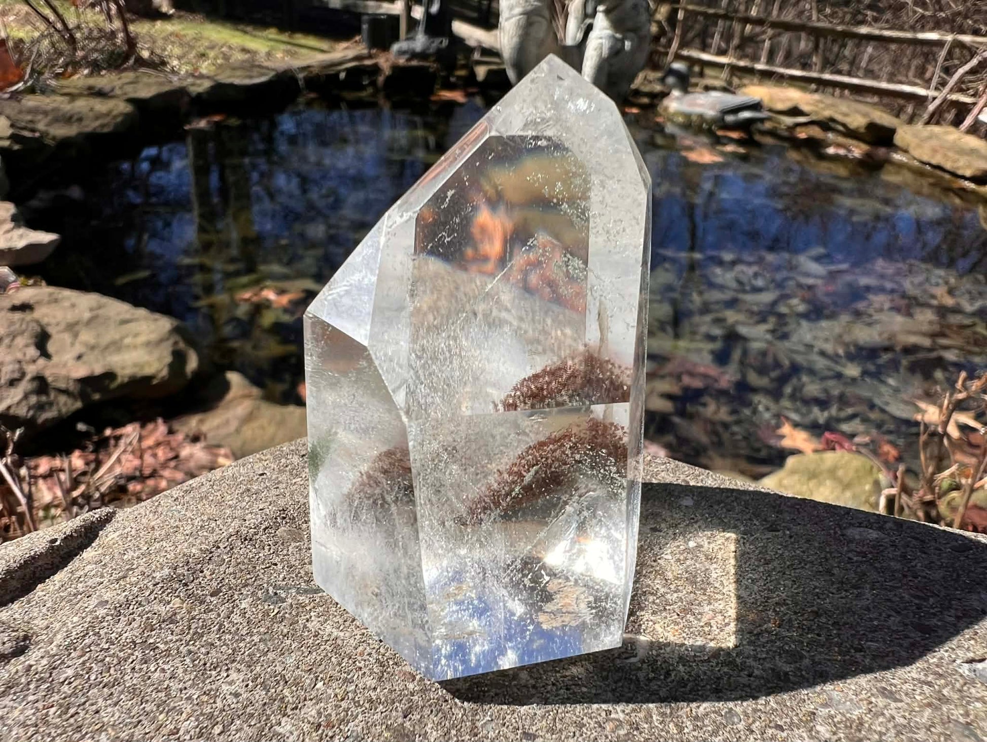 Garden Phantom Quartz Tower ~ Brazil - Gem Realm 