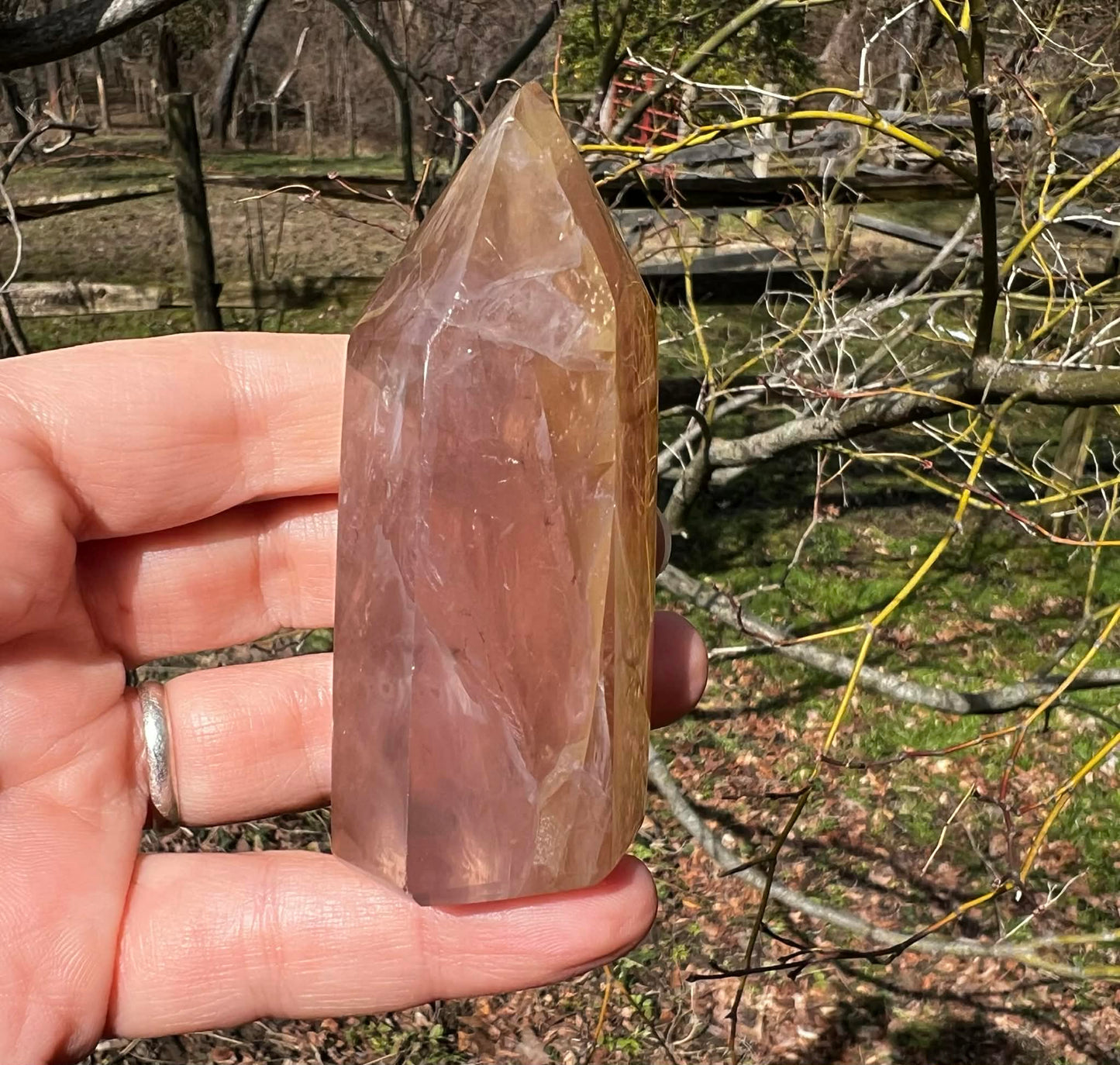 Hematoid Quartz Tower - Gem Realm 