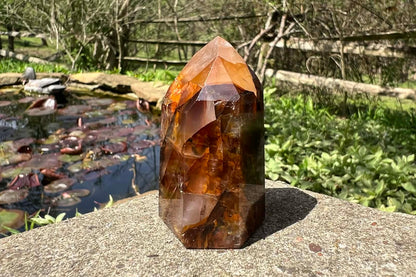 Hematoid Quartz Tower - Gem Realm 