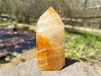 Hematoid Quartz Tower - Gem Realm 