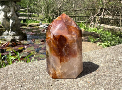 Hematoid Quartz Tower - Gem Realm 