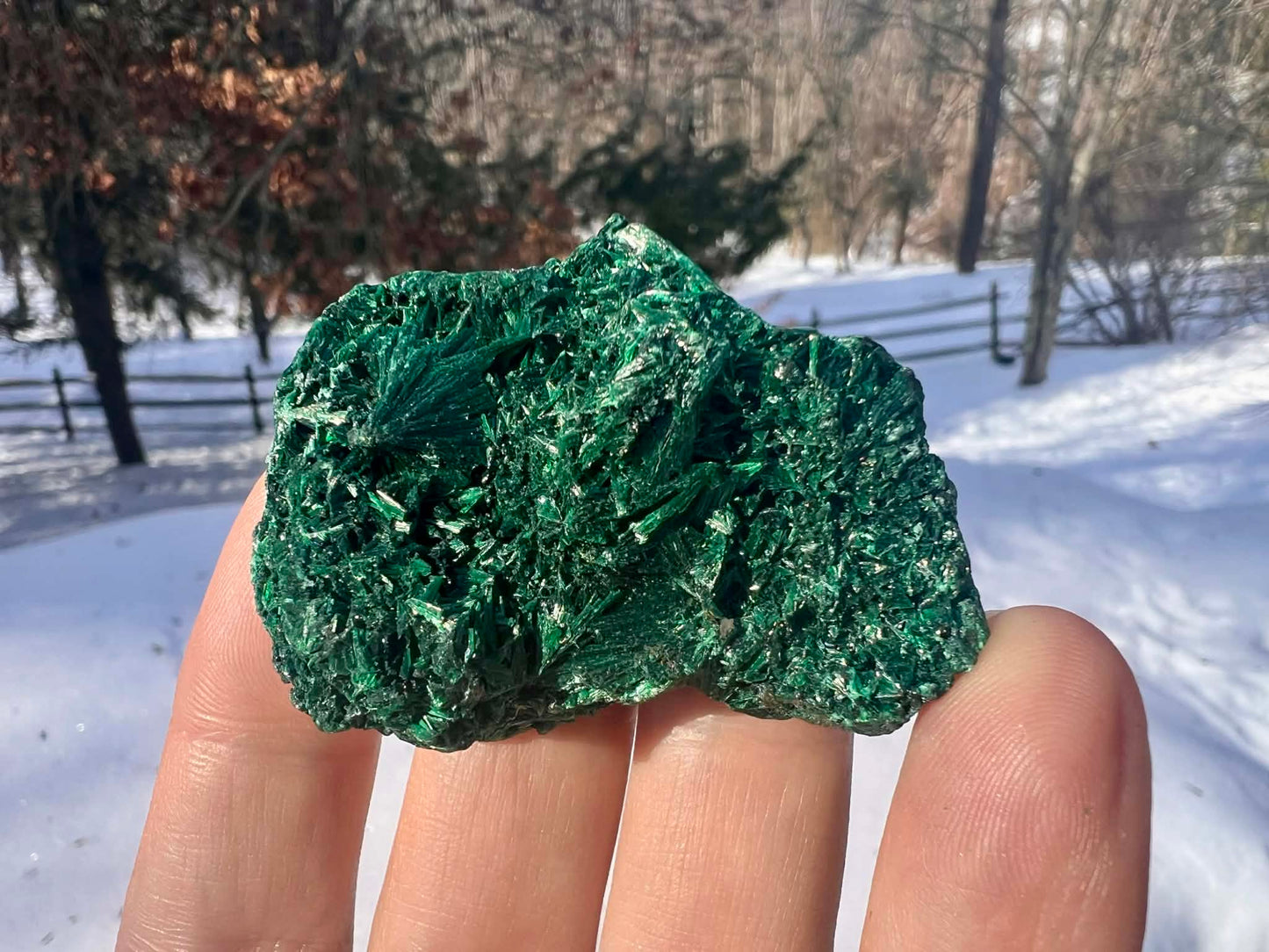 Silk Malachite Specimen #6