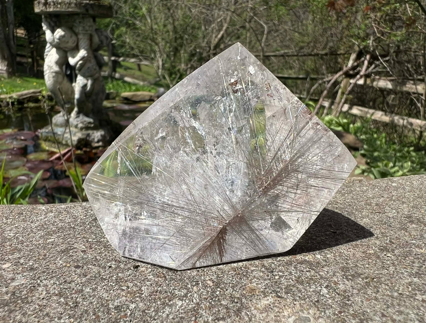 Rutilated Quartz Freeform - Gem Realm 