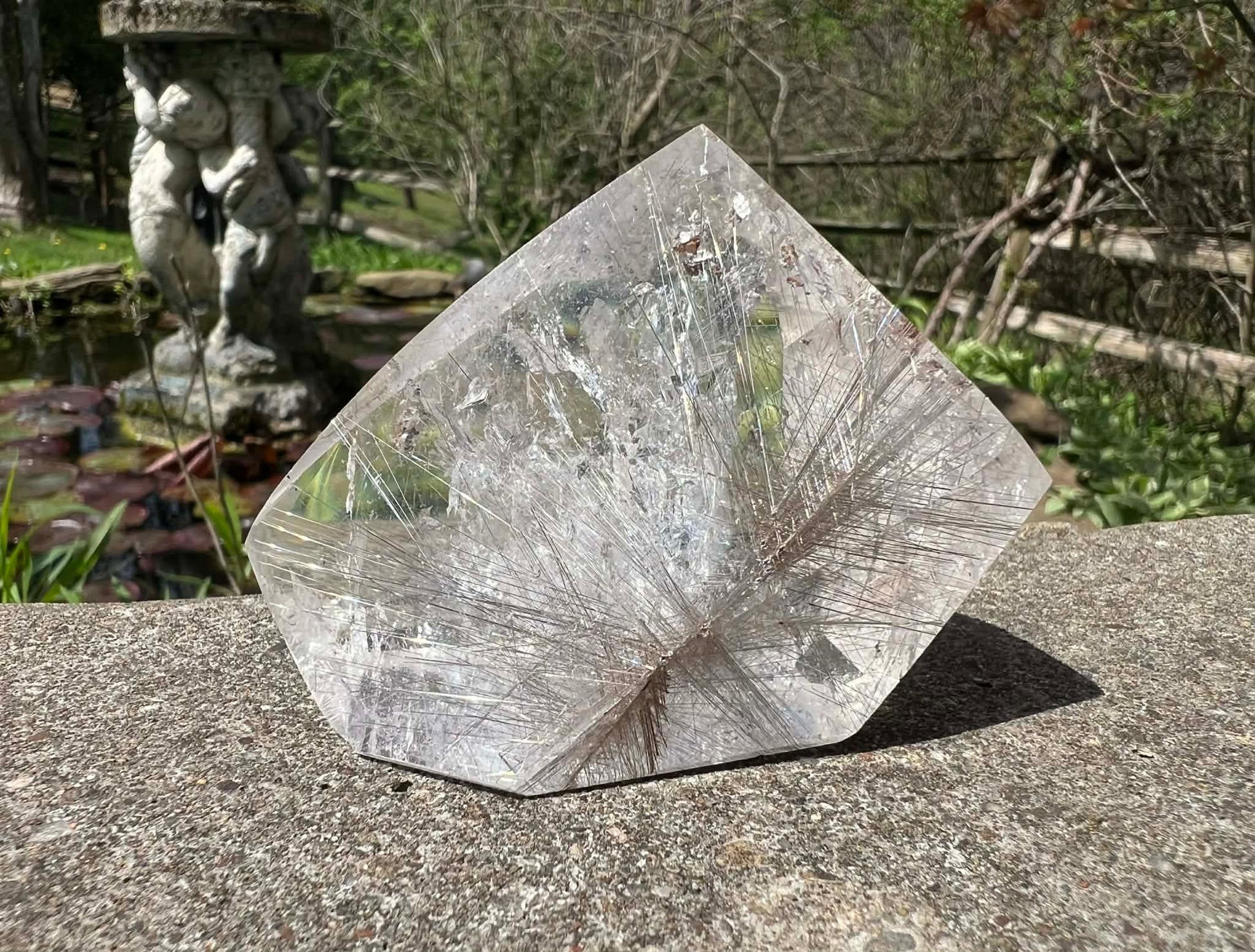 Rutilated Quartz Freeform - Gem Realm 