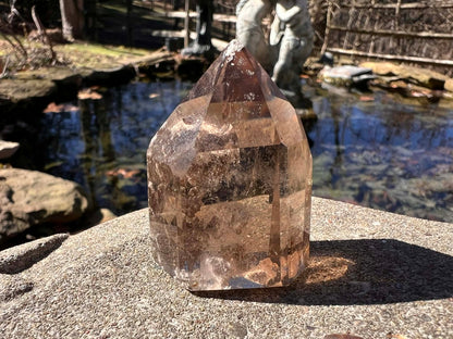 Smoky Garden Quartz Tower - Gem Realm 
