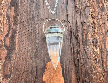 Quartz Crystal Vogel Pendant