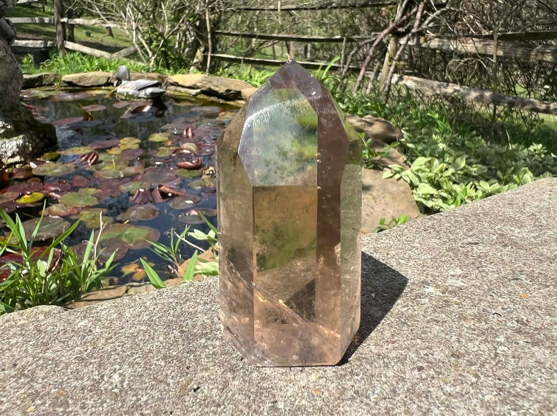 Smoky Quartz Tower - Gem Realm 