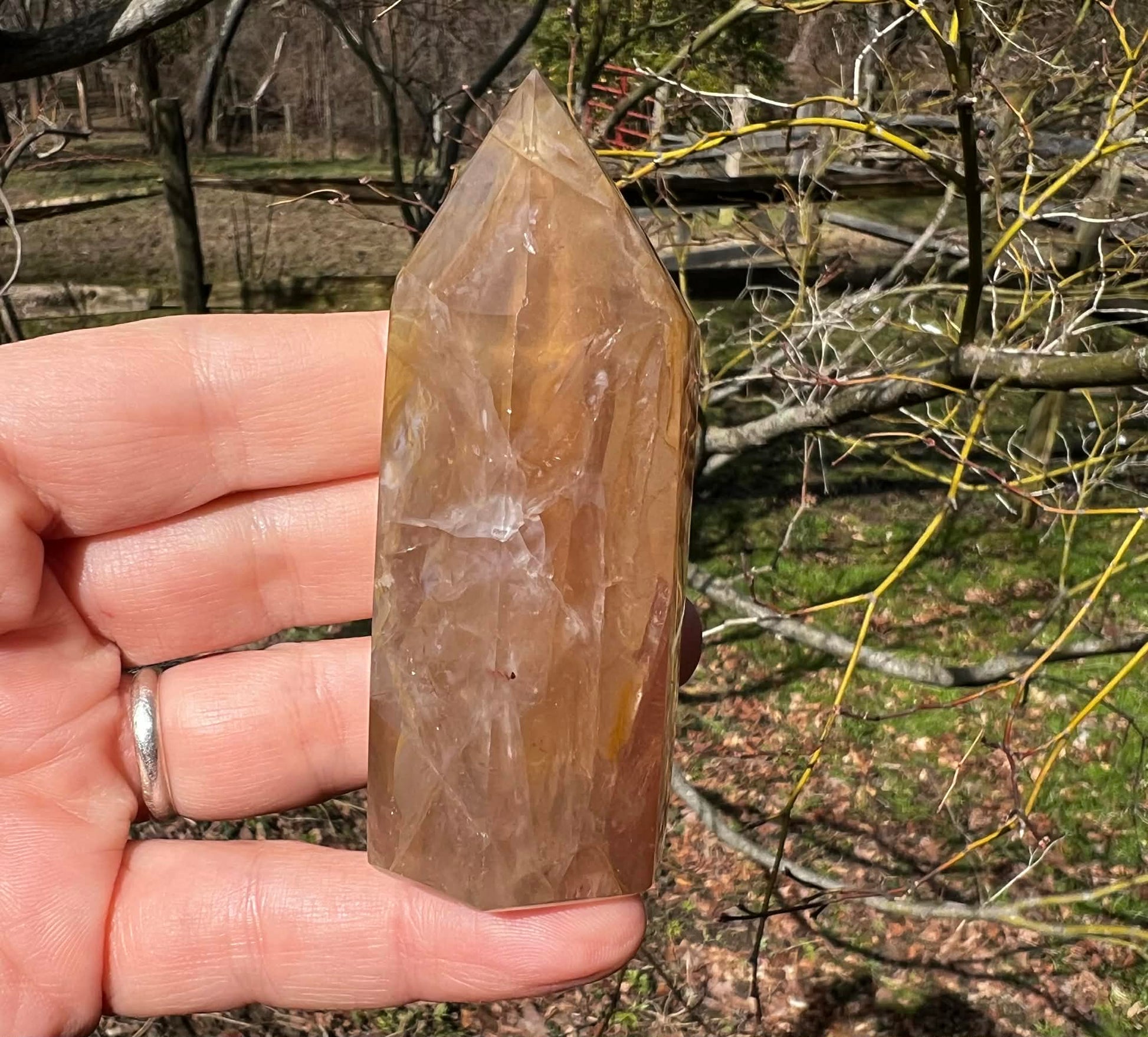 Hematoid Quartz Tower - Gem Realm 