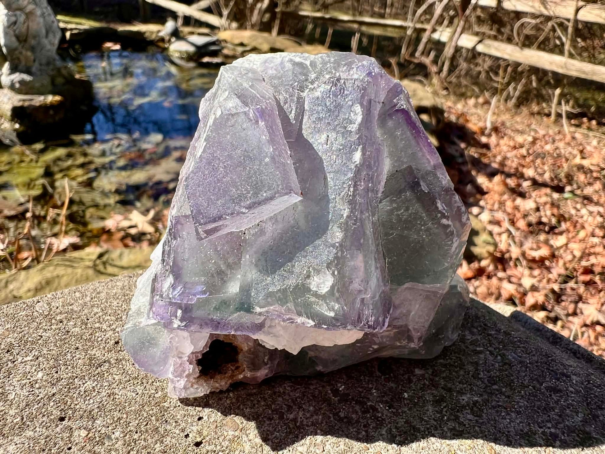 Rainbow Fluorite Specimen - Gem Realm 