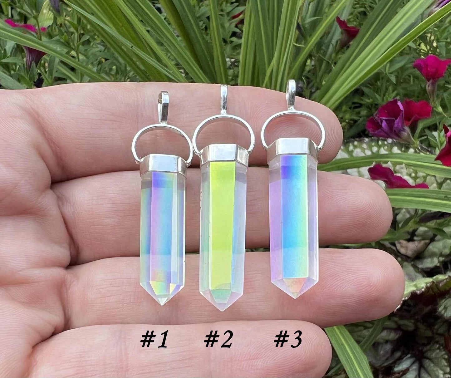 Angel Aura Quartz Pendant