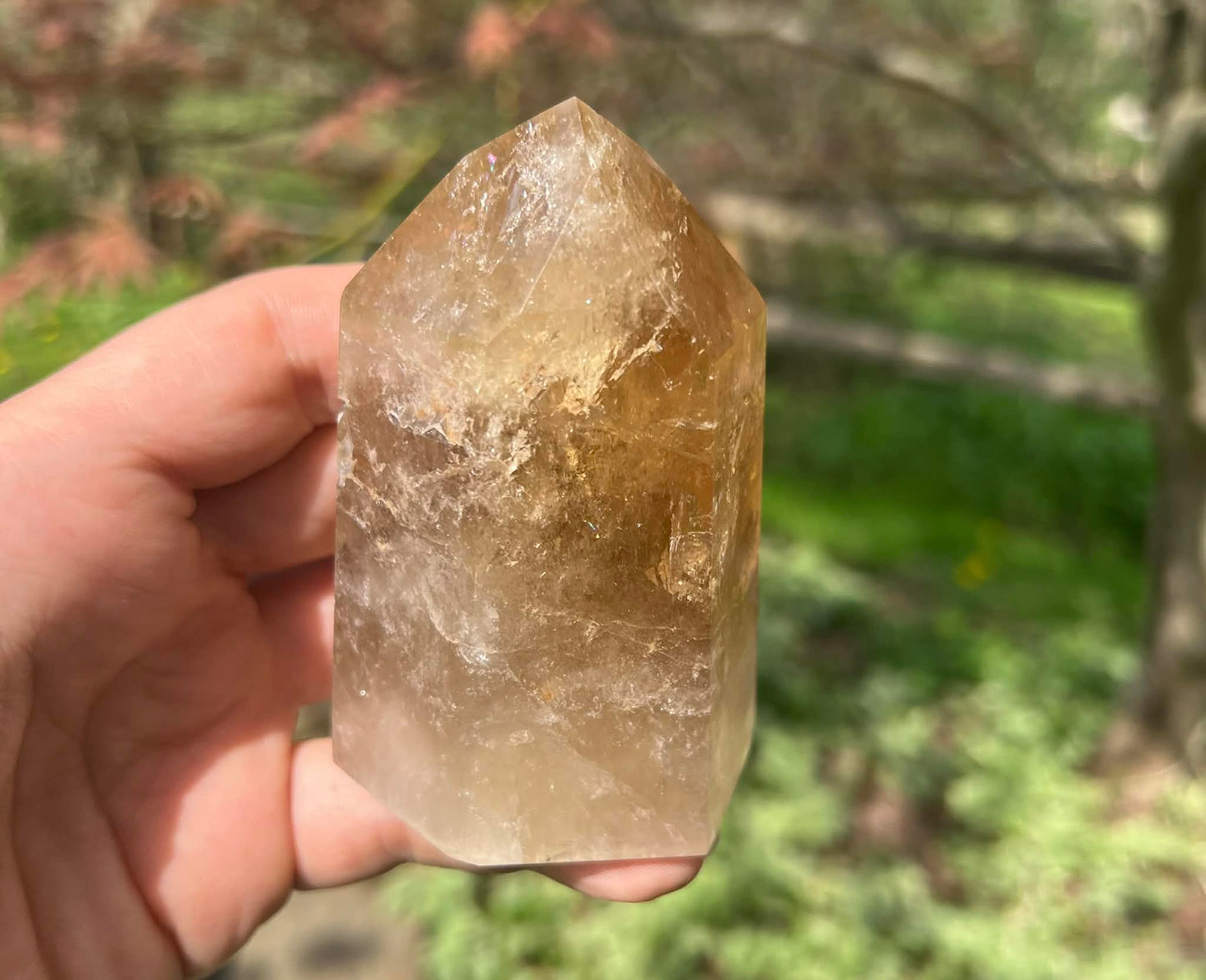Smoky Citrine Quartz Tower - Gem Realm 