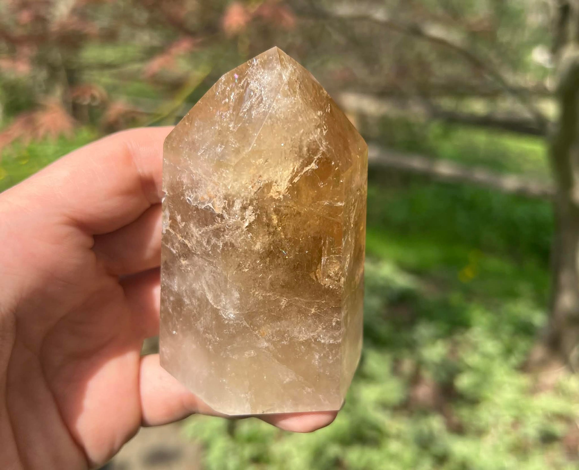 Smoky Citrine Quartz Tower - Gem Realm 