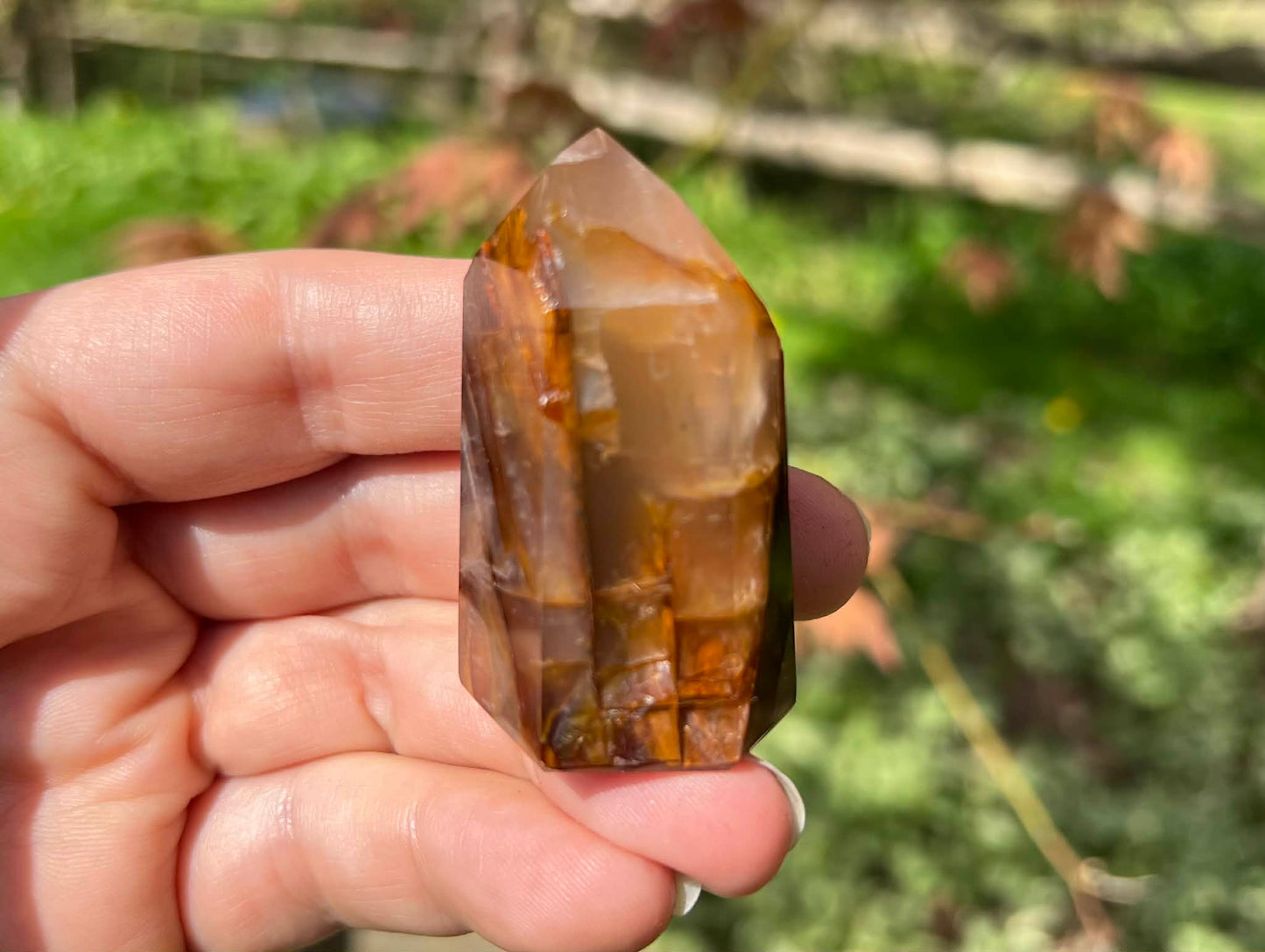 Hematoid Quartz Tower - Gem Realm 