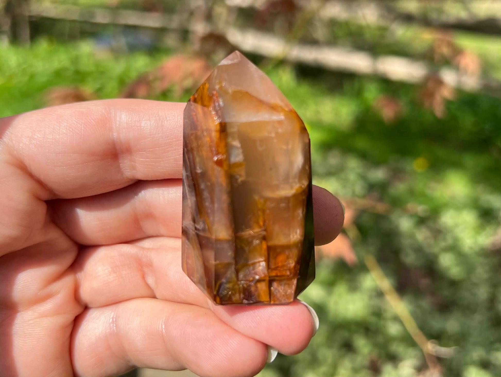 Hematoid Quartz Tower - Gem Realm 