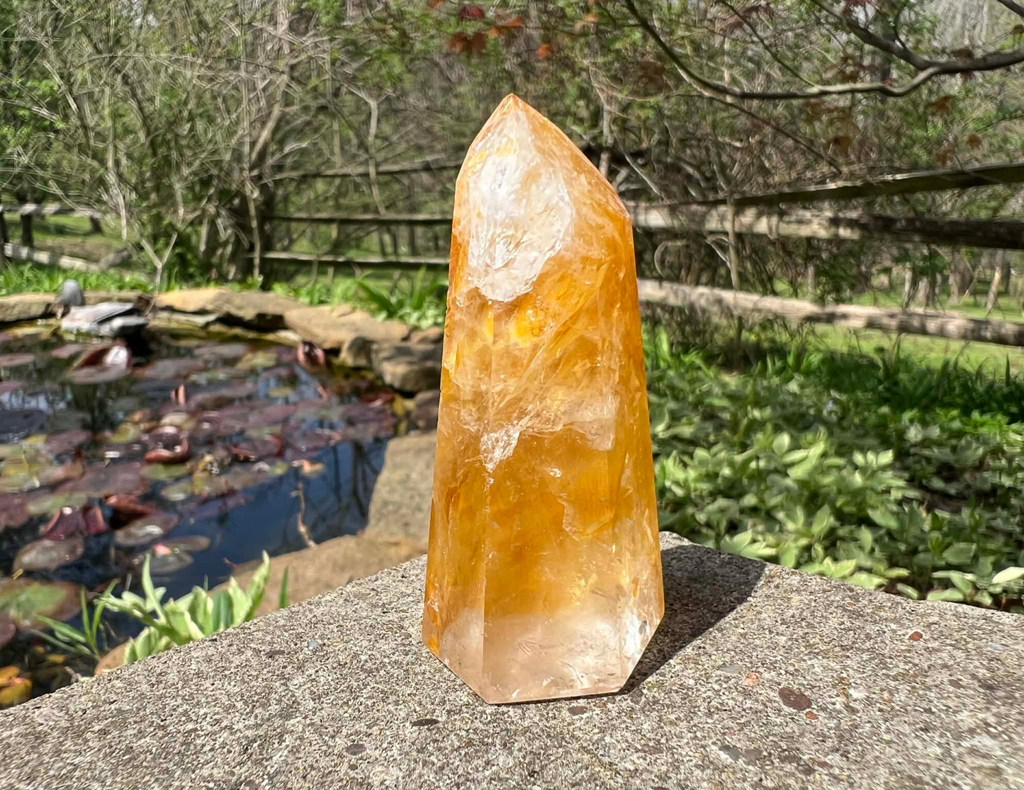 Hematoid Quartz Tower - Gem Realm 