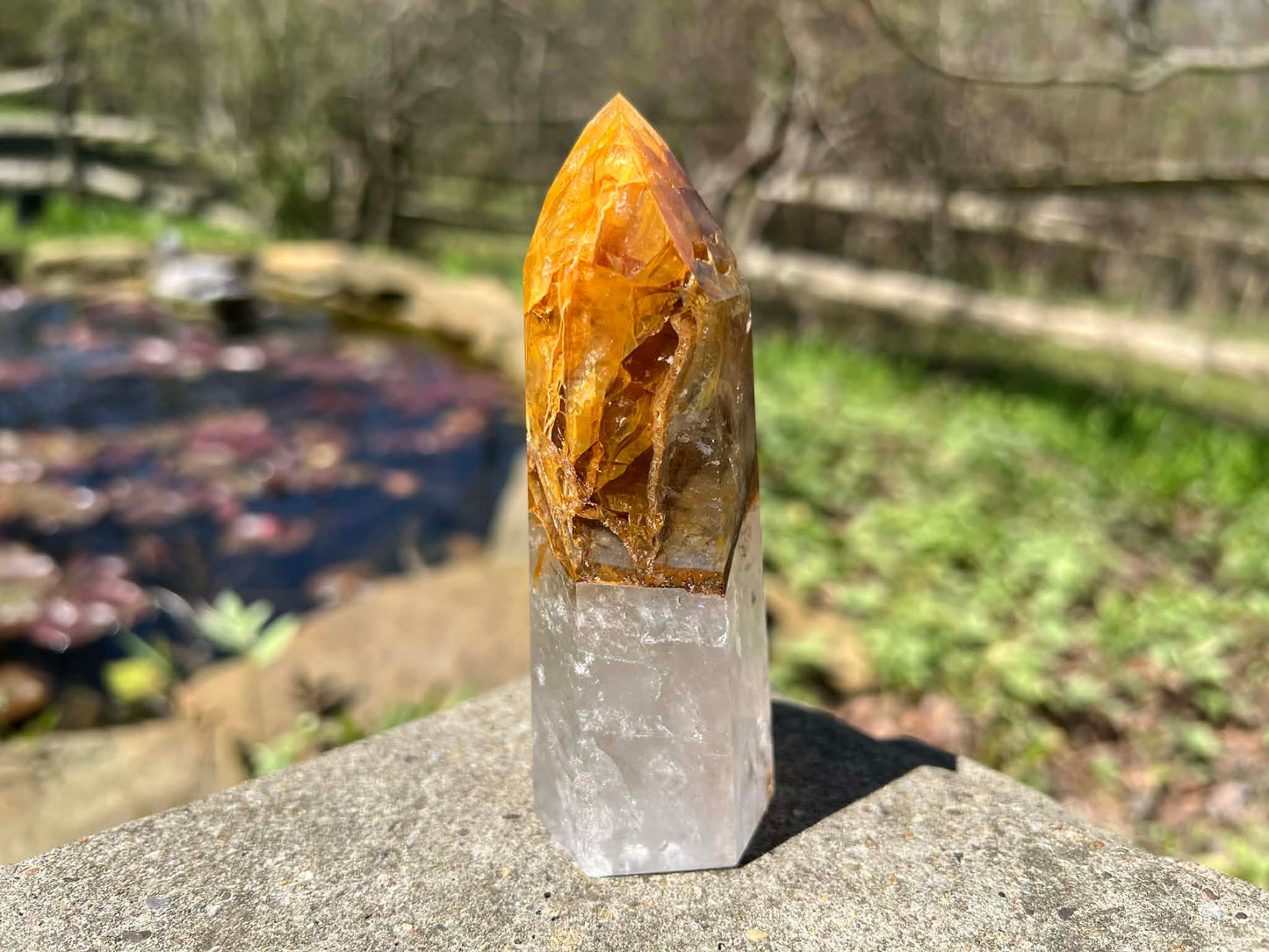 Hematoid Quartz Tower ~ Large - Gem Realm 