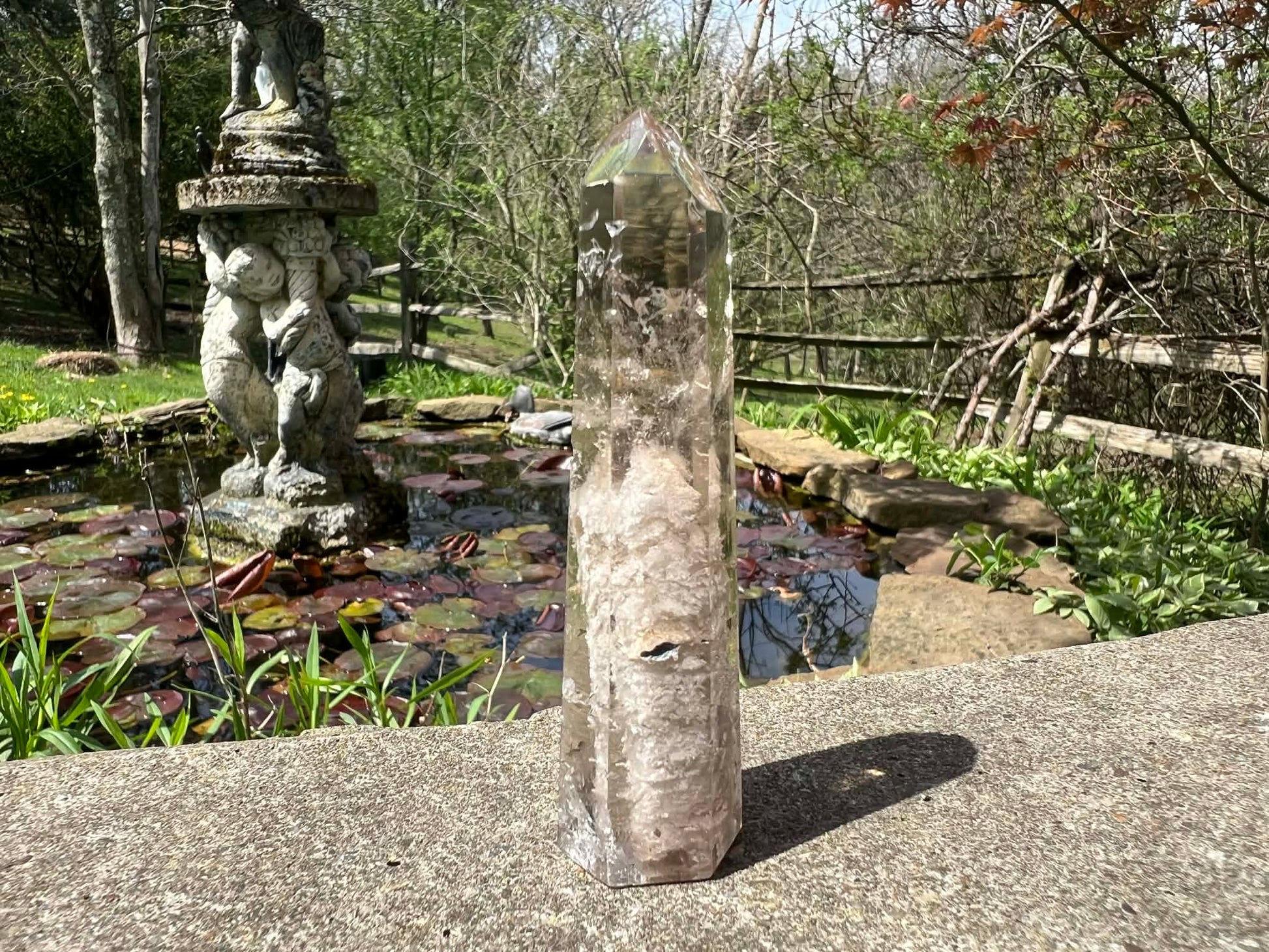 Smoky Garden Quartz ~ Phantom Tower - Gem Realm 