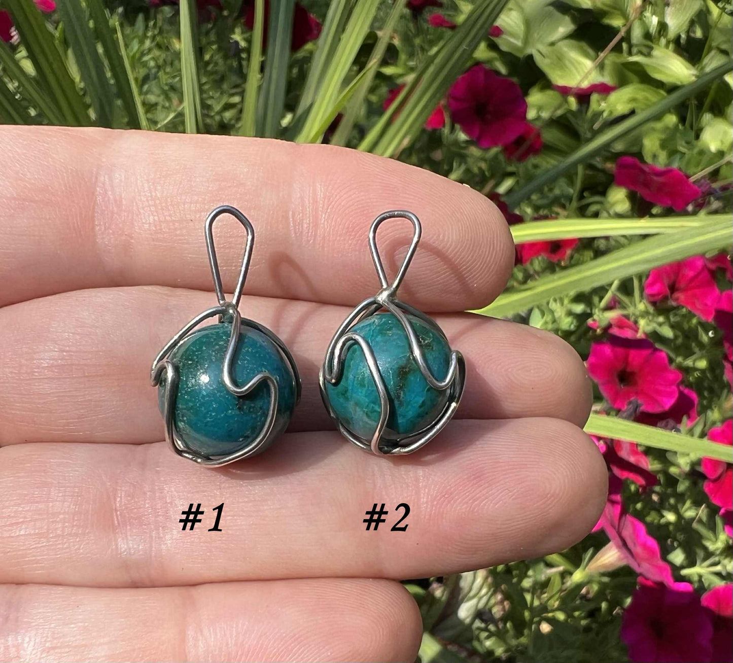 Chrysocolla Sphere Pendant
