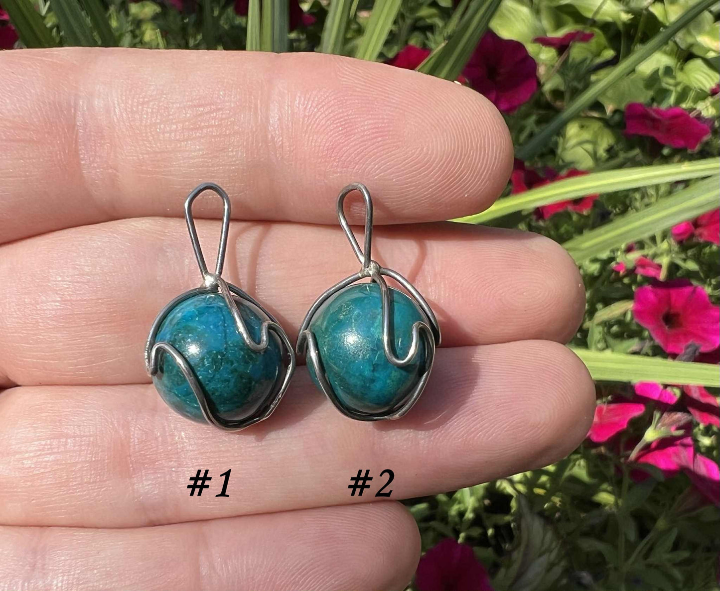 Chrysocolla Sphere Pendant