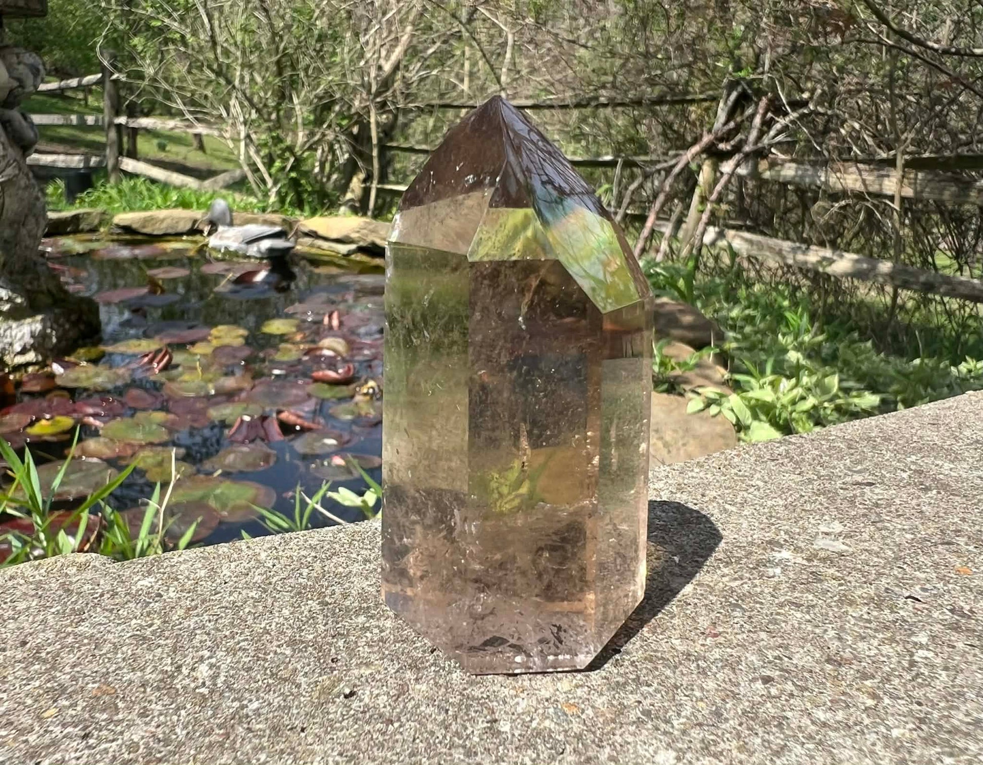 Smoky Quartz Tower - Gem Realm 