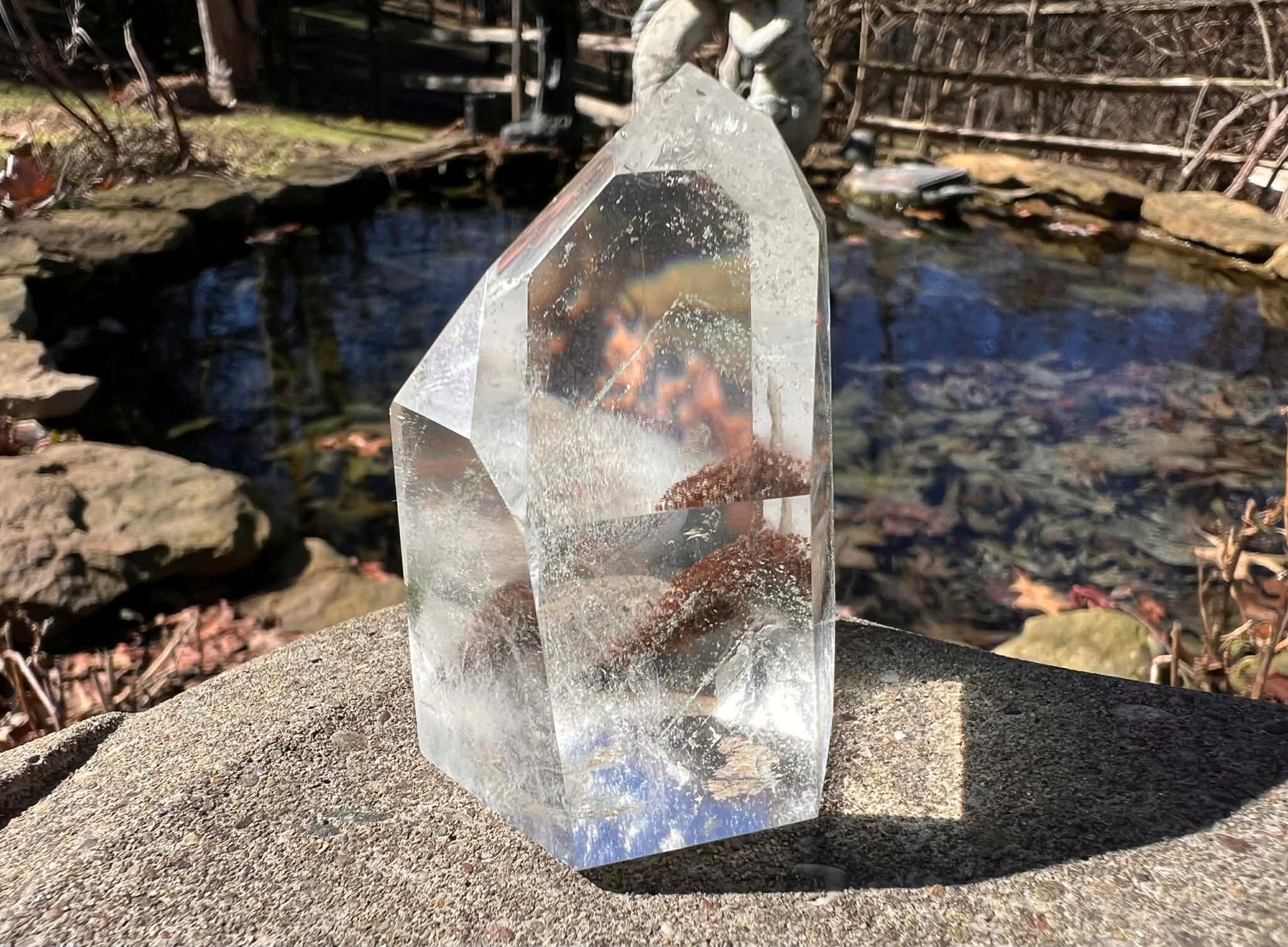 Garden Phantom Quartz Tower ~ Brazil - Gem Realm 