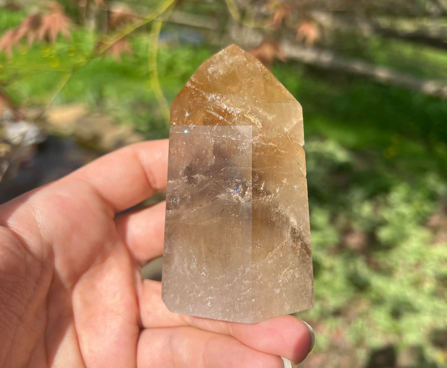 Smoky Citrine Quartz Tower - Gem Realm 
