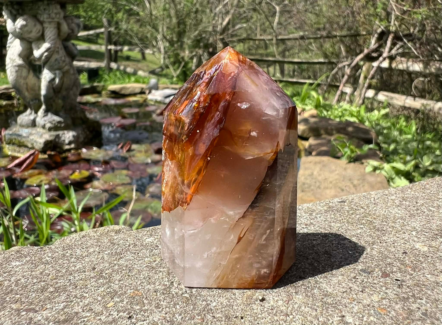 Hematoid Quartz Tower - Gem Realm 