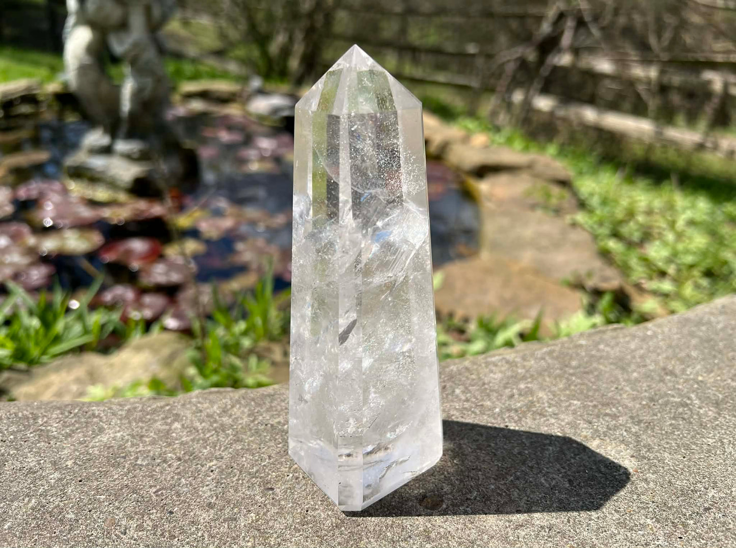 Quartz Crystal Tower ~ Large Obelisk - Gem Realm 
