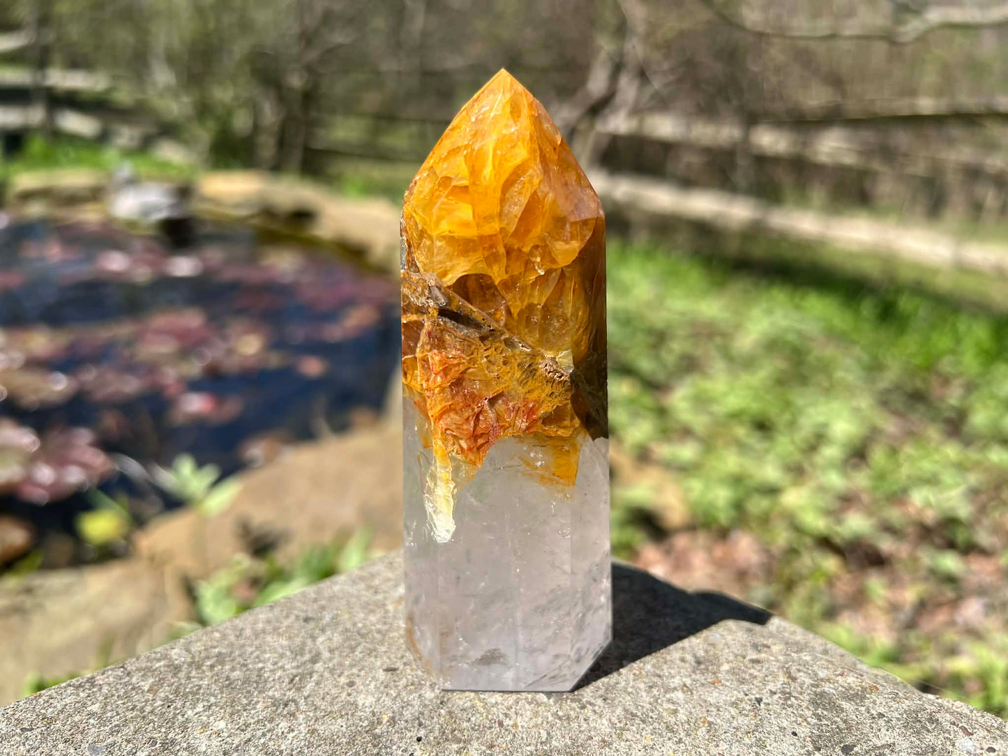 Hematoid Quartz Tower ~ Large - Gem Realm 