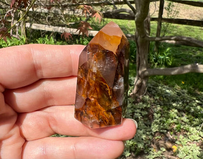 Hematoid Quartz Tower - Gem Realm 