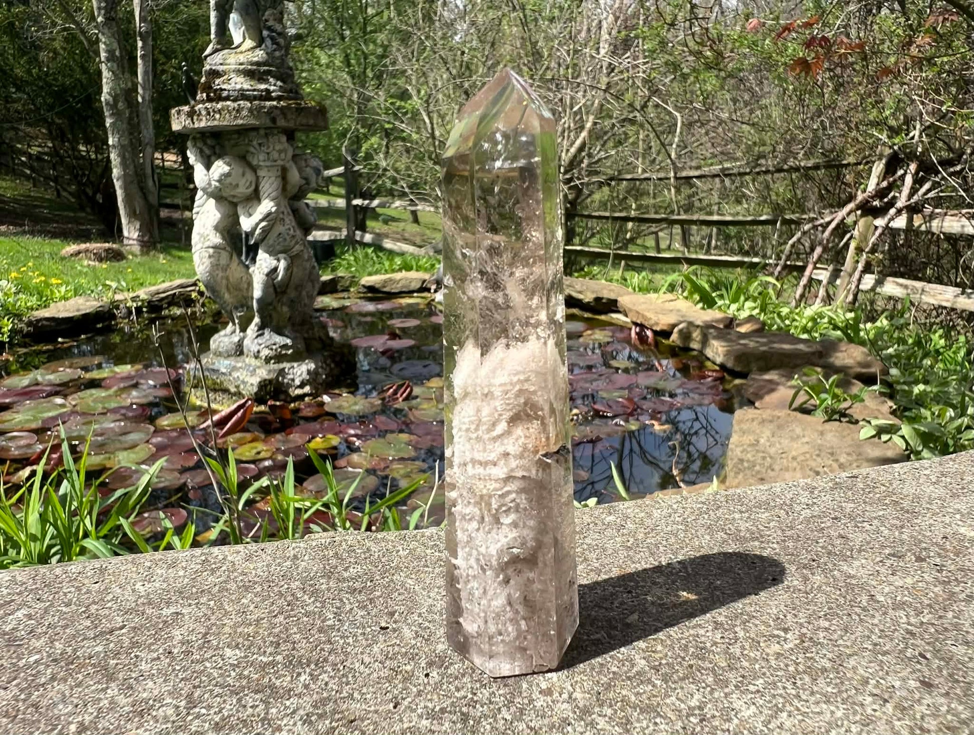 Smoky Garden Quartz ~ Phantom Tower - Gem Realm 
