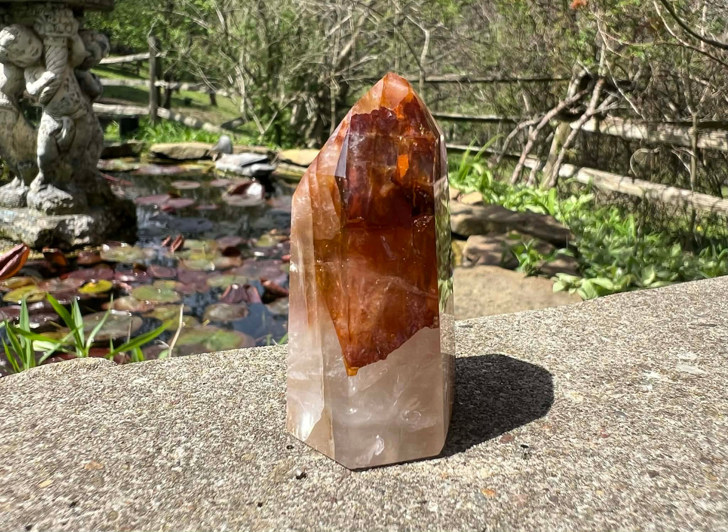 Hematoid Quartz Tower - Gem Realm 