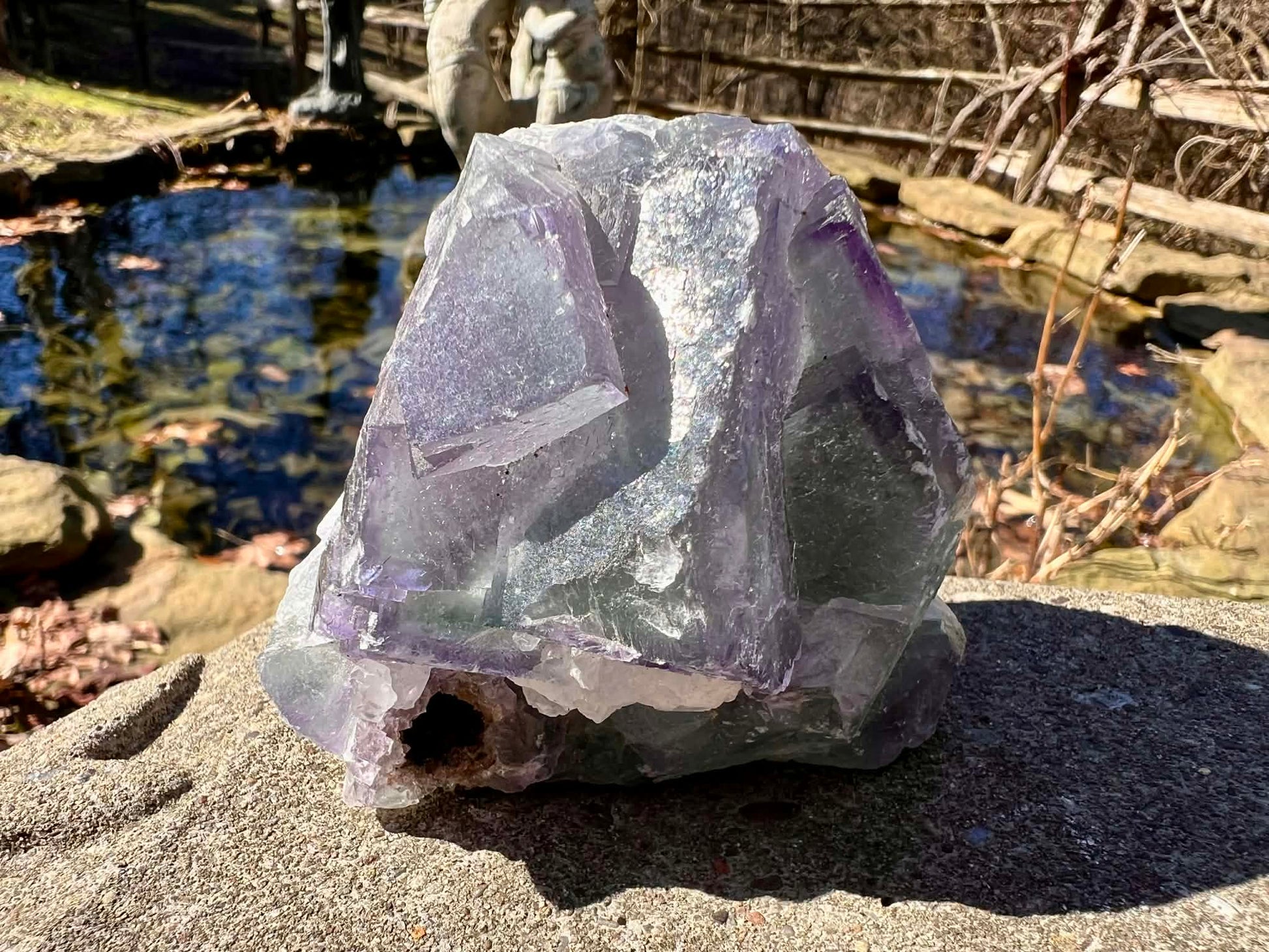 Rainbow Fluorite Specimen - Gem Realm 